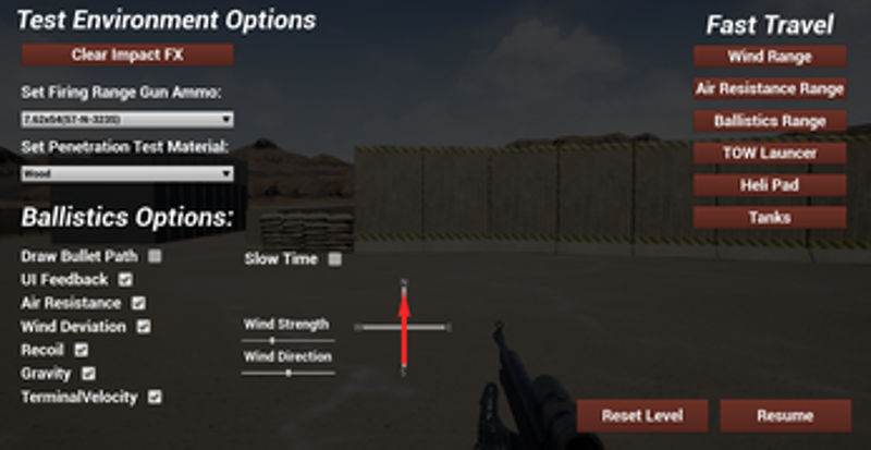 Ballistics Simulation Image