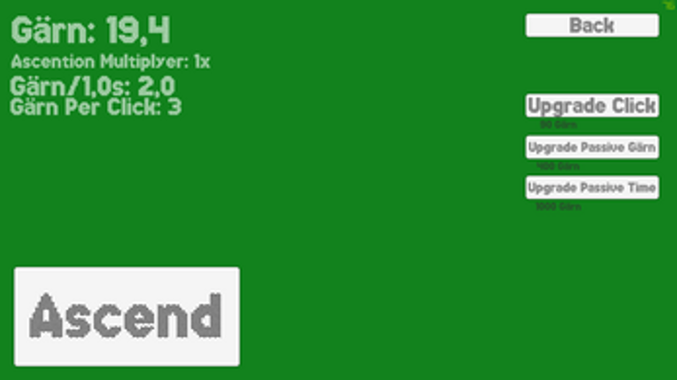 Gärn Clicker screenshot
