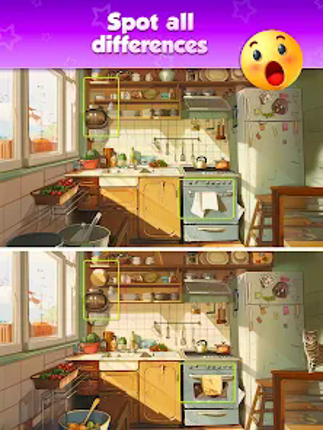 Find 5 Differences Train Brain screenshot