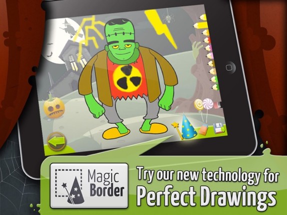 Halloween Coloring Puzzles 2+ Image