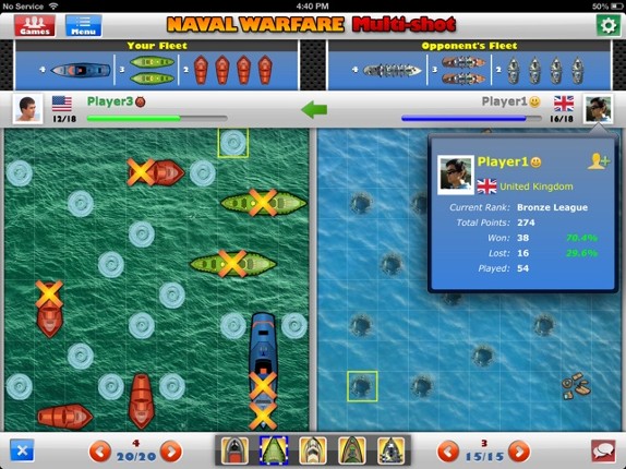 Naval Warfare Multi-shot screenshot