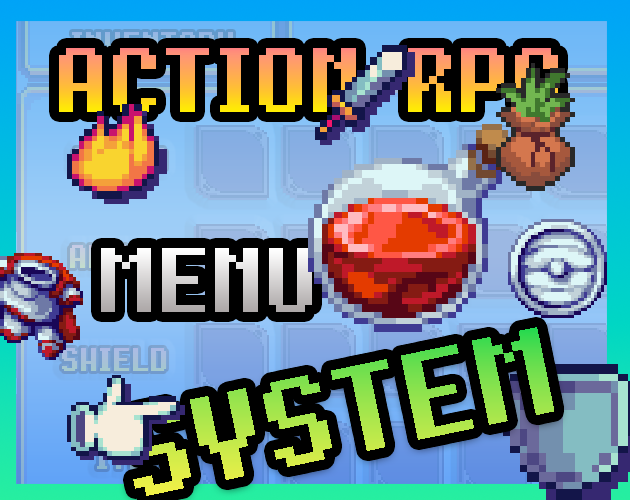 Games like Action RPG MENU System for GDevelop (DEMO)