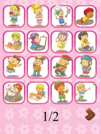 Baby Learn Verbs Flashcards: English Vocabulary Learning Image