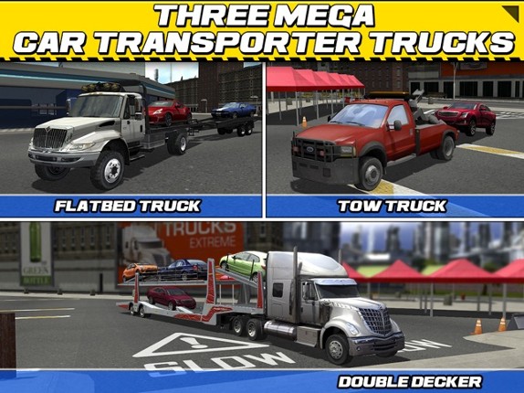 Car Transport Truck Parking Simulator - Real Show-Room Driving Test Sim Racing Games screenshot