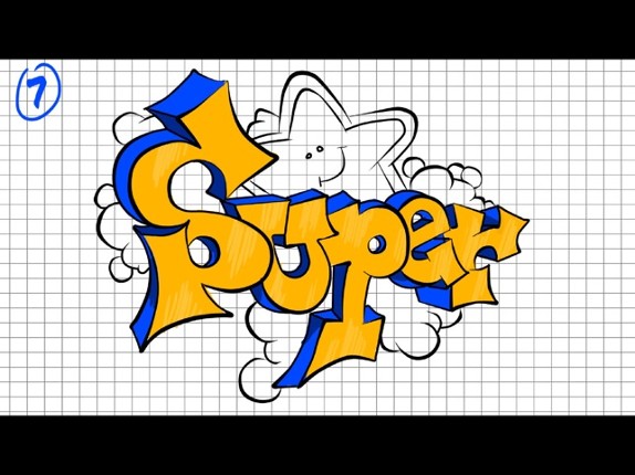 Drawing Lesson Graffiti Fan Image