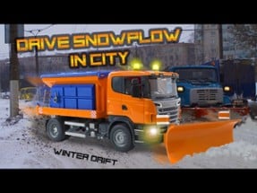 Drive Snowplow in City Image