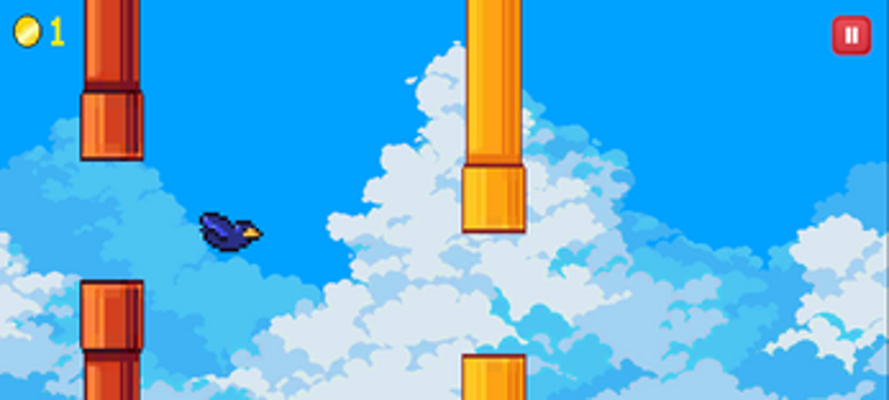 Flappy Blue Bird screenshot