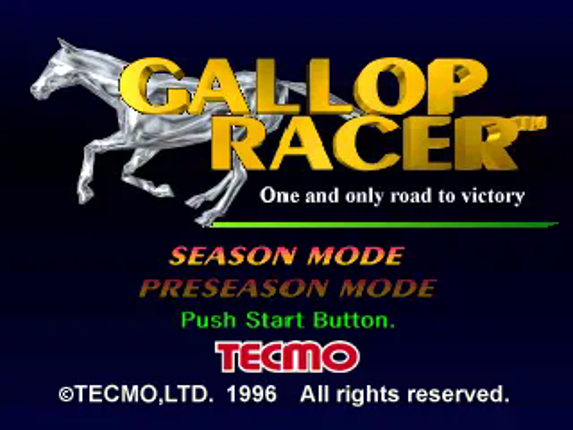 Gallop Racer screenshot