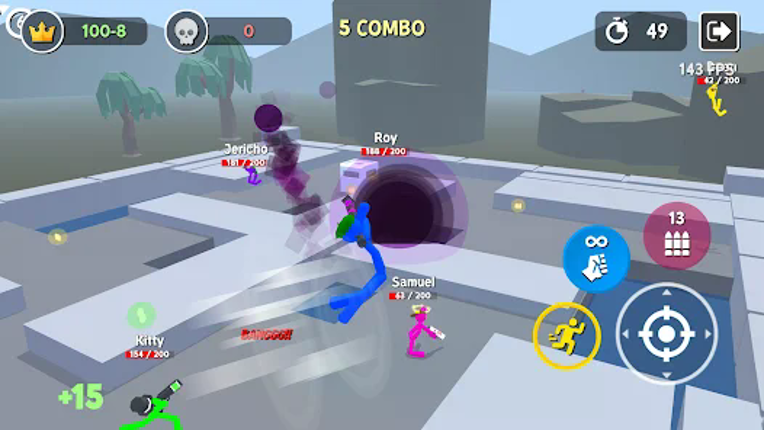 Stickgrounds.io: Stickman Wars screenshot