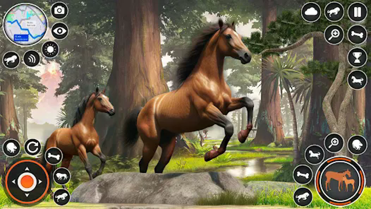 Wild Horse Family Simulator 3D screenshot