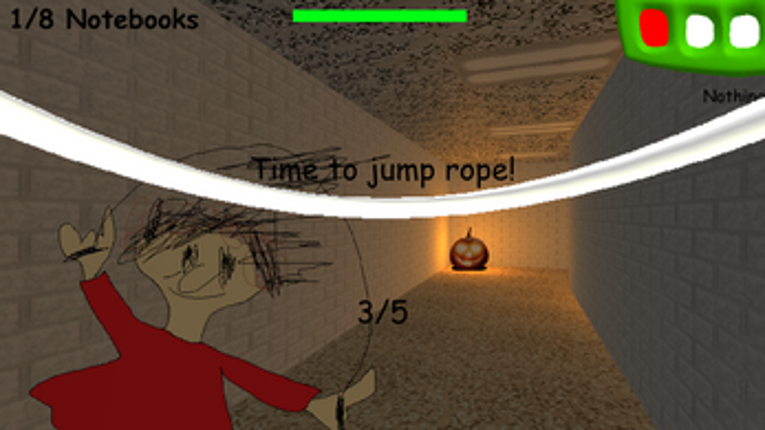 Baldi's basic in halloween party screenshot