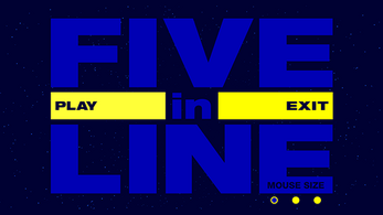 Five in Line Image