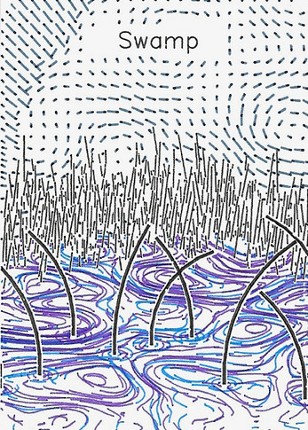 Plotter Drawn Basic Land Images screenshot