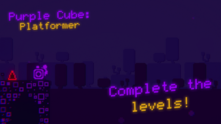 Purple Cube: Platformer Image