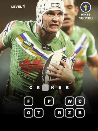 Rugby Players - a new game for NRL fans screenshot