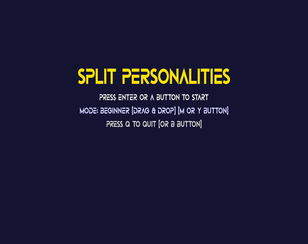 Games like Split Personalities