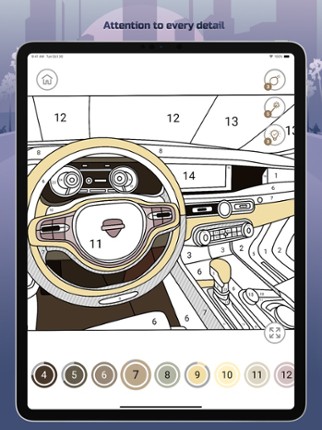 Cars Color By Number screenshot
