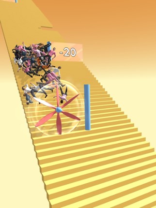 Crowd Stair Fall screenshot