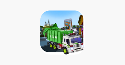 Cube Garbage Truck Park:Drive in City Image