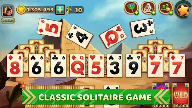 Solitaire Pyramid Kingdom Image