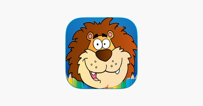 Jungle Animals Coloring Book - Finger Paint Book Image