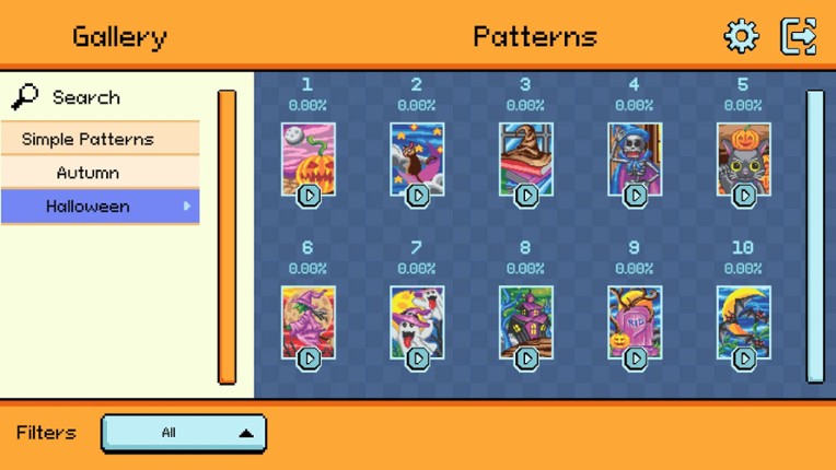 Pixel Cross Stitch Color by Number screenshot