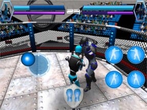 Robot Virtual Boxing 3D Image