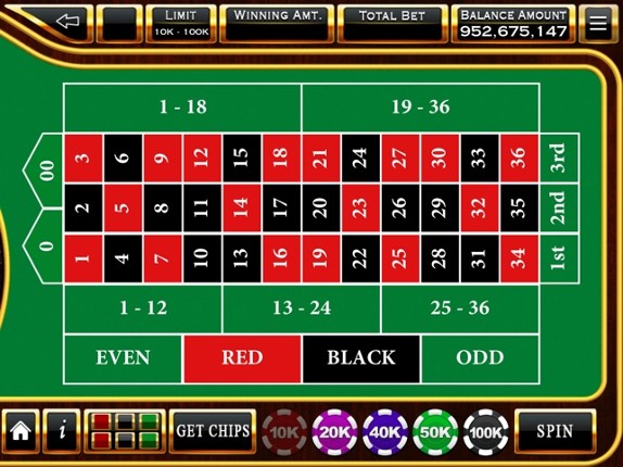 Roulette - Casino Style screenshot