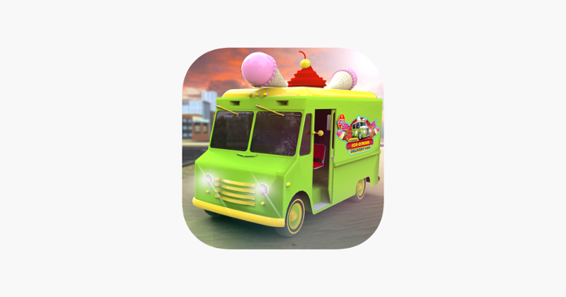 Summer Ice Cream Delivery Van Game Cover