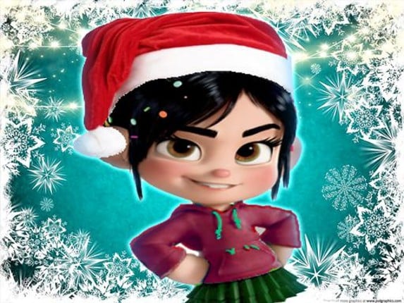 Vanellope Von Schweetz Christmas Dress Up Game Cover