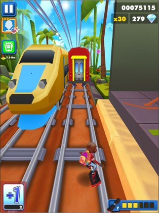 3D Endless Runner Trains City Image