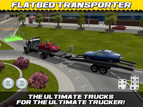 Car Transport Truck Parking Simulator - Real Show-Room Driving Test Sim Racing Games screenshot
