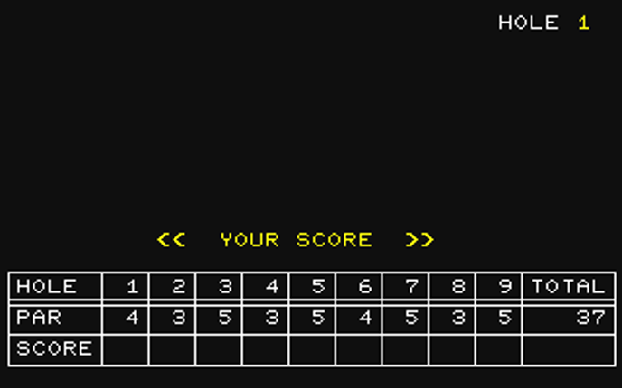 Computer the Golf screenshot