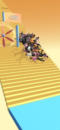 Crowd Stair Fall screenshot