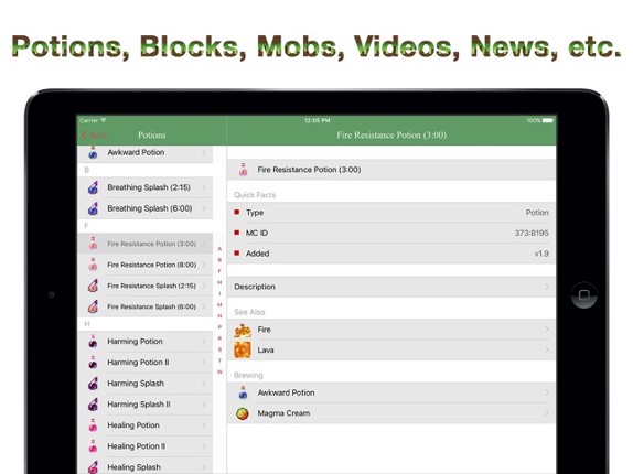 Database for Minecraft - Pocket Edition Image