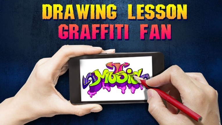 Drawing Lesson Graffiti Fan Image