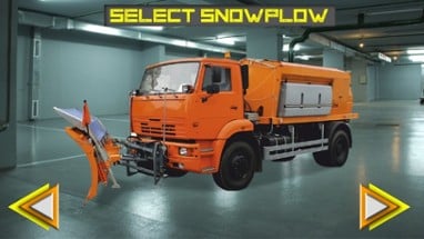 Drive Snowplow in City Image