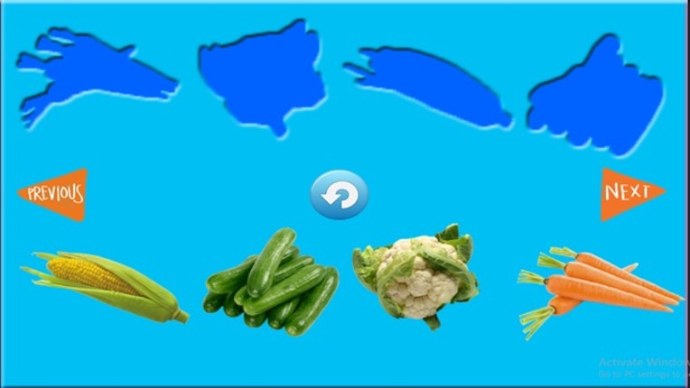 Enjoyable Learning of Vegetable Names for Toddlers screenshot