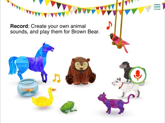 Eric Carle’s Brown Bear Animal Parade screenshot