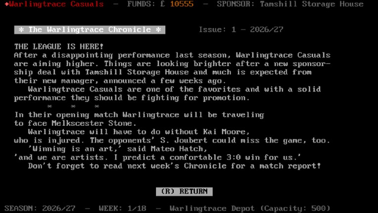 FC Mafioso: Football Dynasty Manager Image