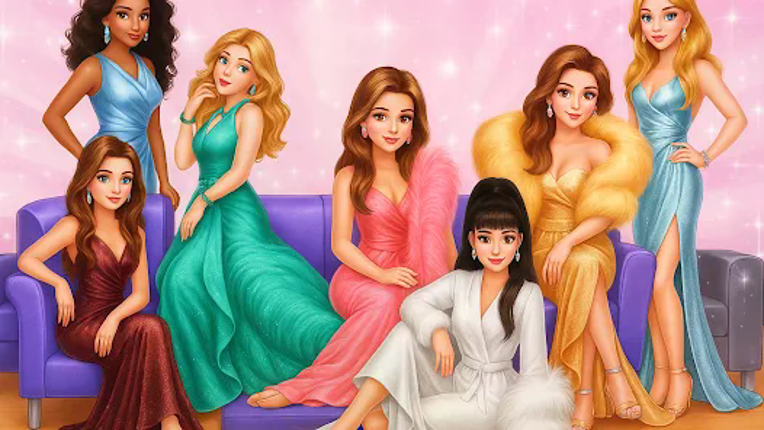 Star Girl Dress Up & Makeup Image