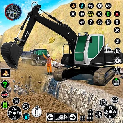 Snow Excavator Simulator Game Image