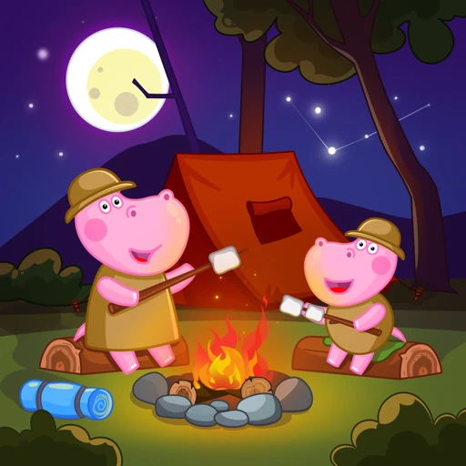 Games like Hippo Family: Mountain Camping