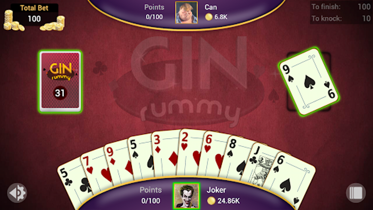 Gin Rummy - Offline Card Games screenshot