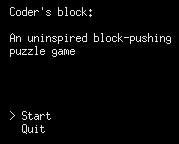 Games like Coder's block