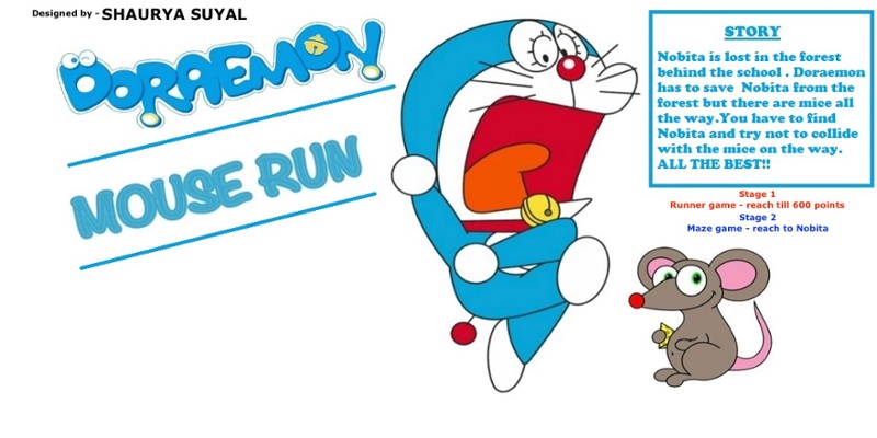 Doraemon Mouse Run Image