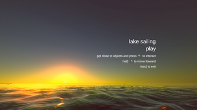 lake sailing screenshot
