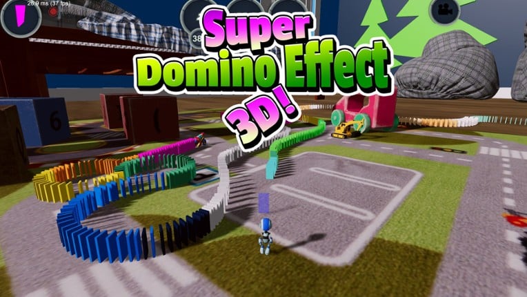 Super Domino Effect 3D Game Cover