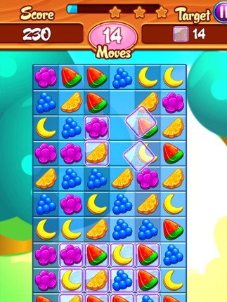 Sweetest Fruit Jelly Quest Saga: Swap Match 3 Puzzle Best Fun Game Image