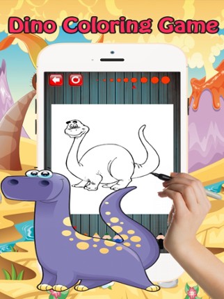Color ME: Dinosaur Coloring Book Pages Kids Adults screenshot